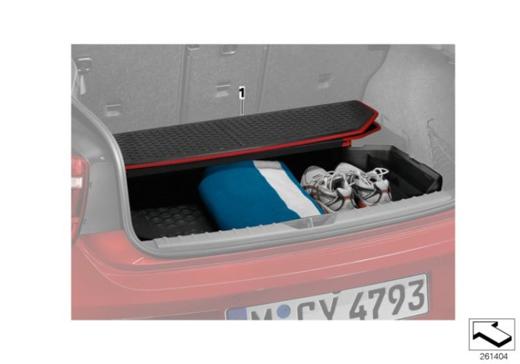 Luggage compartment pan ->1440540