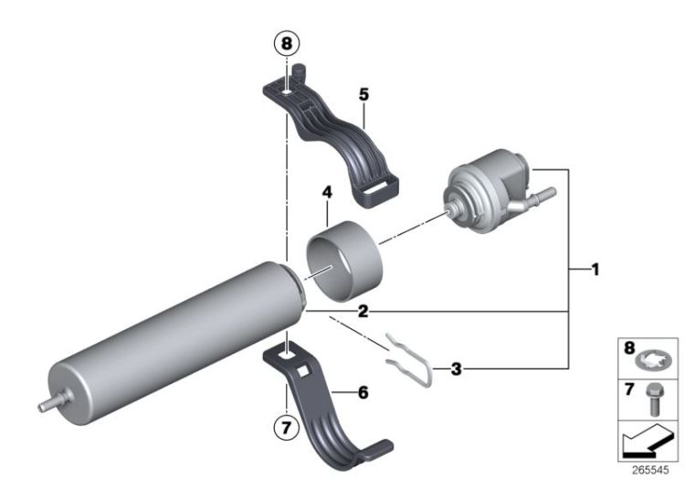 Kraftstofffilter mit Heizung ->47789131115