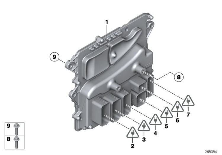 Basic control unit DME / MEVD172 ->51932121733