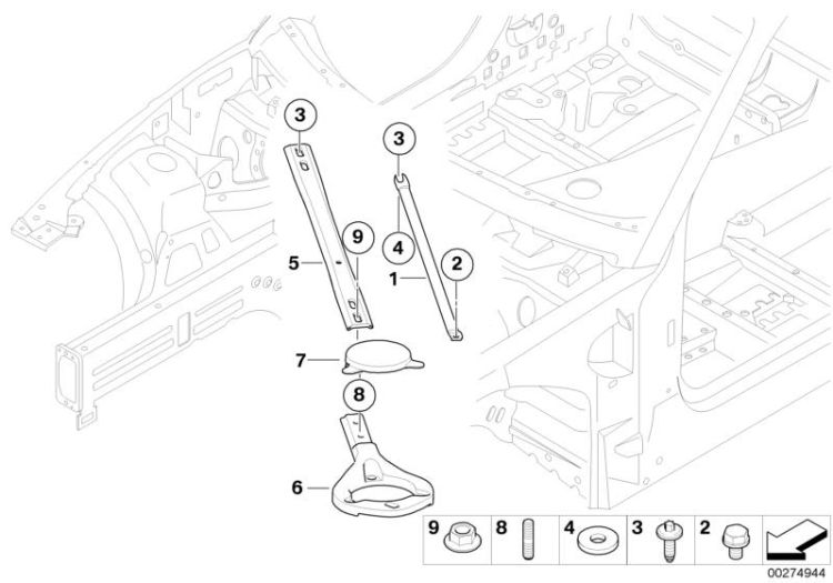 Strut brace ->50361516661