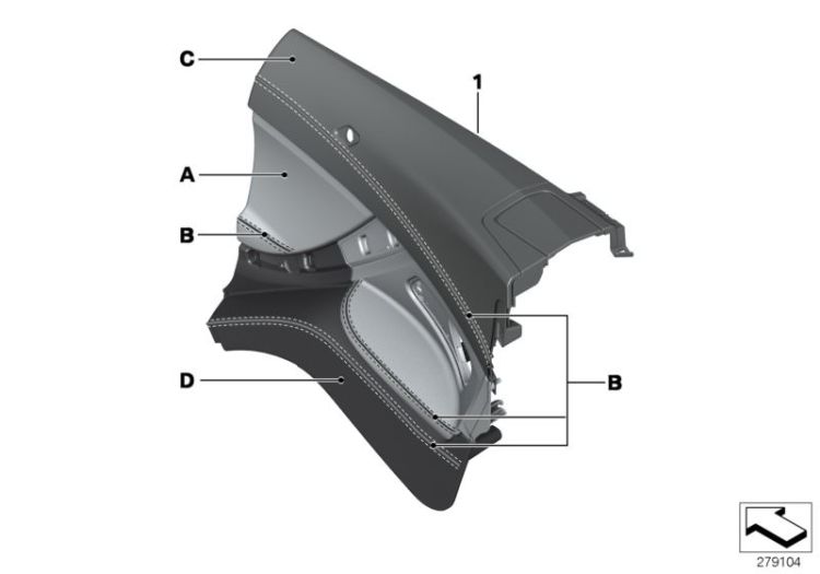 Individual Seitenverkleidung Leder ->53281911229