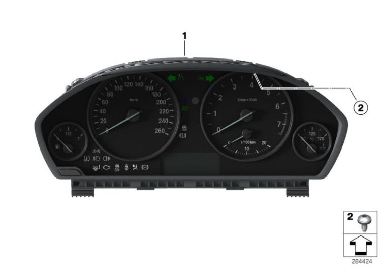 Instrument cluster - Modern Line ->55701652653