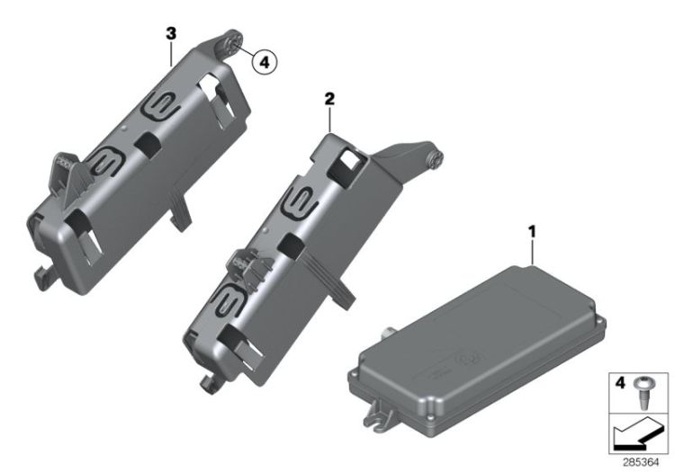 Boîtier électronique caméra marche arr. ->54108660290