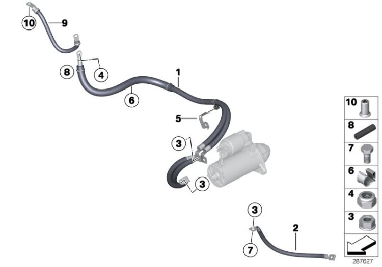 Cable starter ->54110121692