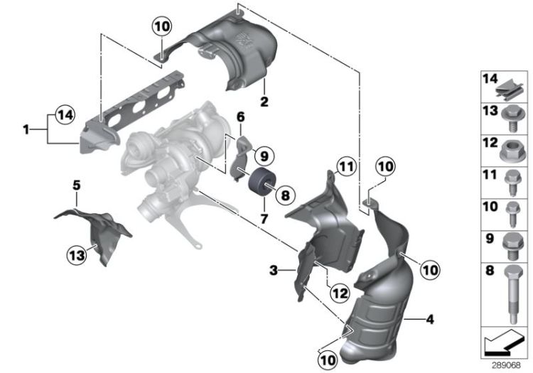 Bracket, vibration absorber, Number 06 in the illustration