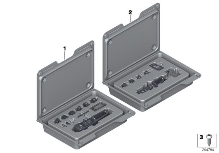 Repair kit, oper. unit, centre console ->52148612594