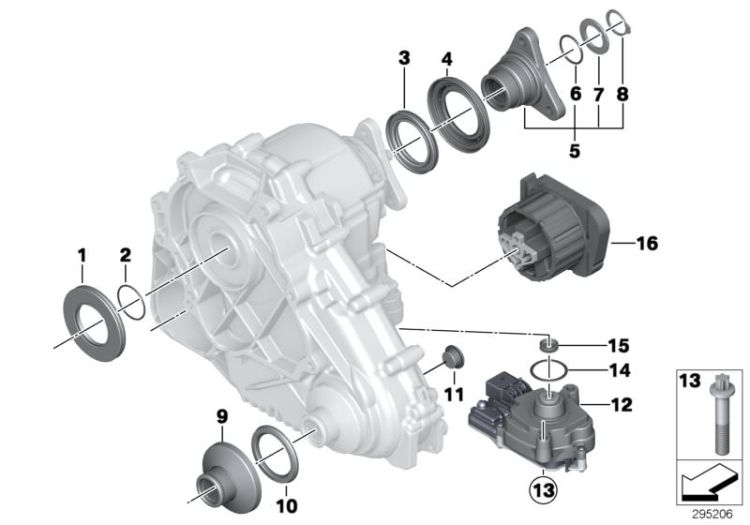 Verteilergetriebe Einzelteile ATC 450 ->47739270026