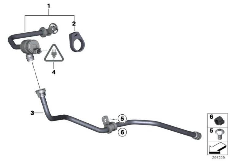 Fuel tank breather valve ->52061131179