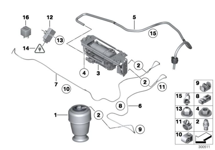 Levell.device, air spring and ctrl unit ->52581331558