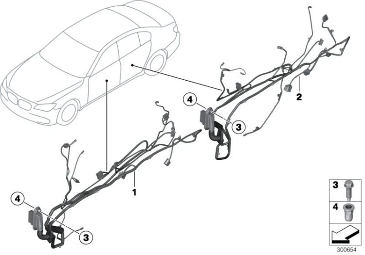 Door cable harness ->57148612665