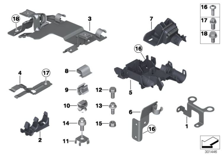 Cable harness fixings ->50267321694