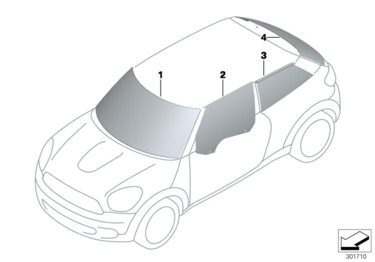 Windscreen, Number 01 in the illustration