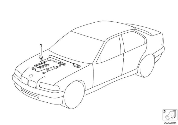 Engine wiring harness ->47420120393