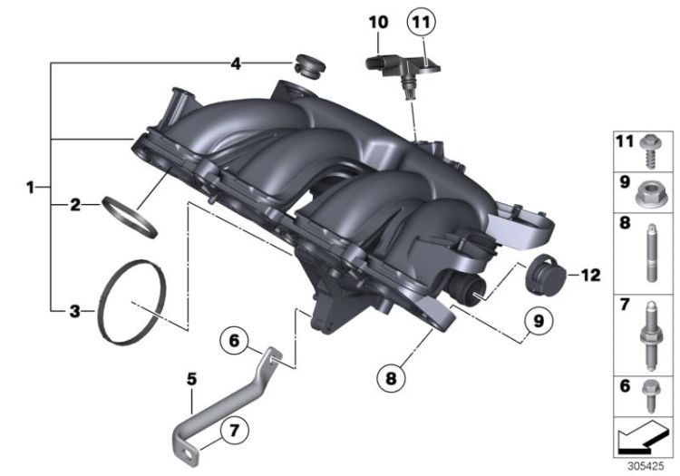 Intake manifold system ->50618113952