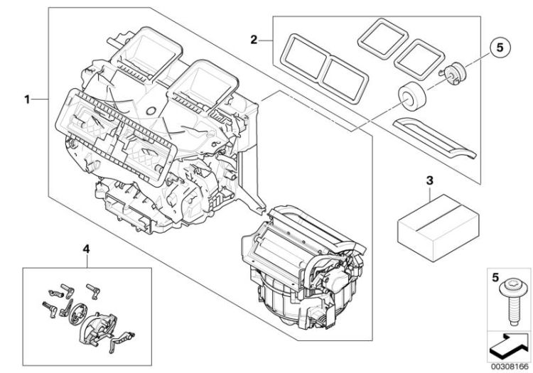 Housing parts aut.air conditioning Valeo ->48481641777