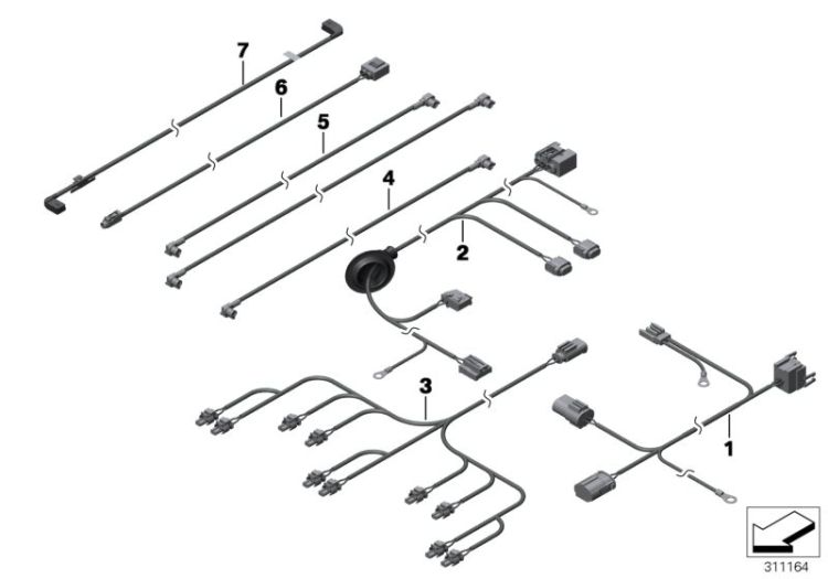 Various additional wiring sets ->50904010762