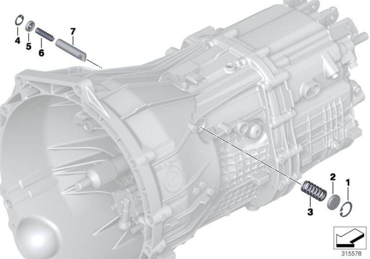 GS6-45BZ/DZ Gearshift parts ->51925231202