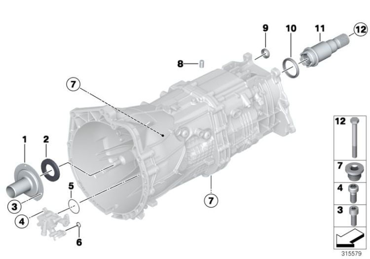 GS6X45BZ/DZ Seals / mounting parts ->51925231201