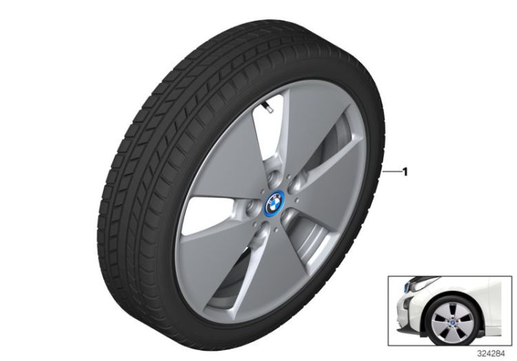 Winter wheel&tyre. star spoke 427 ->58169034570