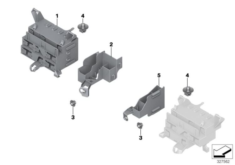 Halter Karosseriesteuergeräte u.Module ->47600611091