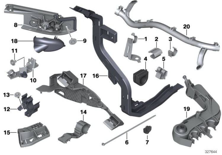 Cable harness fixings ->52632121639