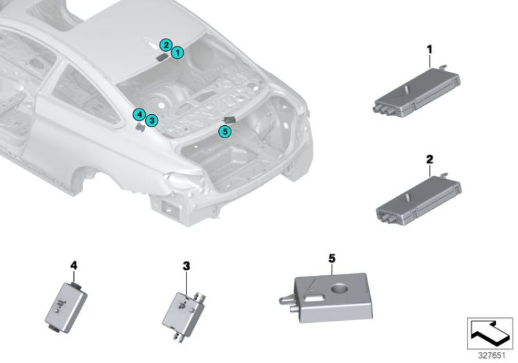 Components, antenna amplifier ->54108652366