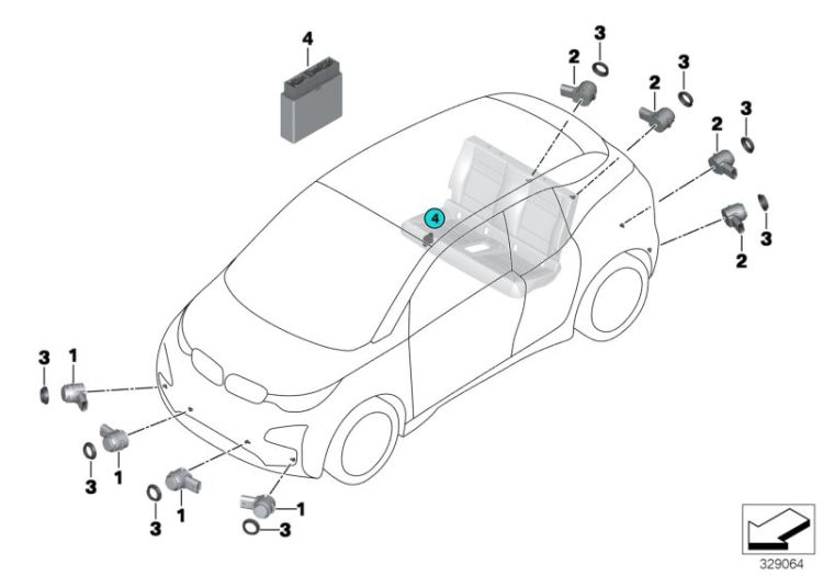 Park Distance Control (PDC) ->56081660346