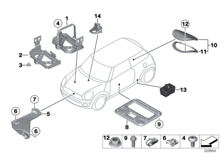 Montageteile Karosserie ->47789660103