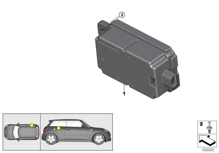 Radio remote control receiver ->53621615325