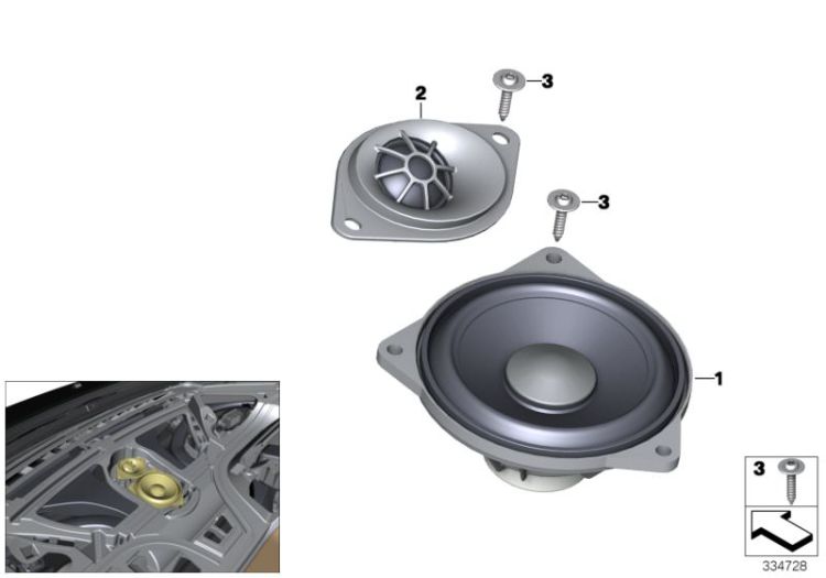 Loudspeaker, instrument panel ->52148652095