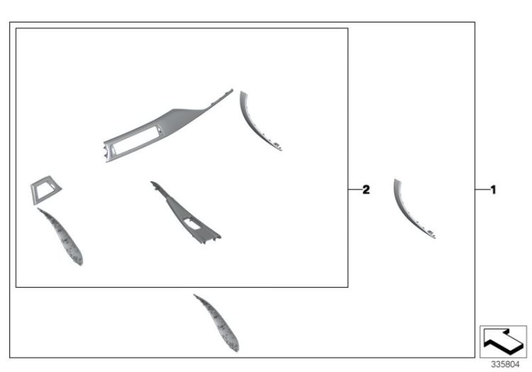 M Performance interior trims ->1459260