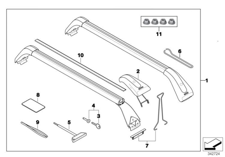 Roof rack ->1550281