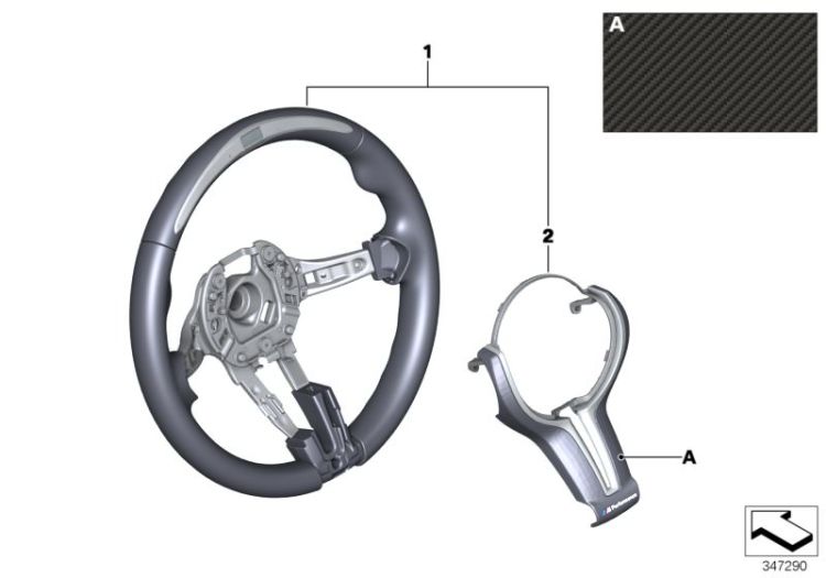 M Performance strng.wheel w/race display ->909106