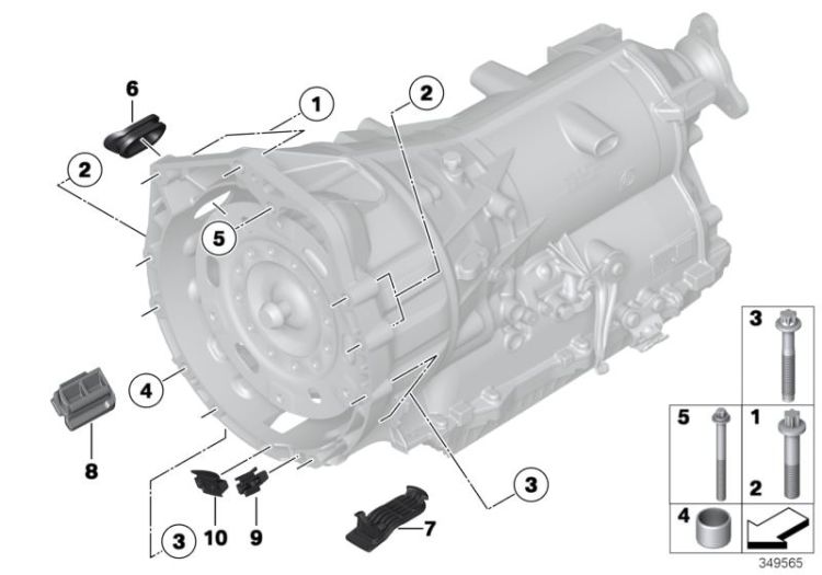 Gearbox mounting ->53261241253