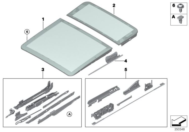 Panorama roof,glass slide/tilt sunr pan ->47739540323