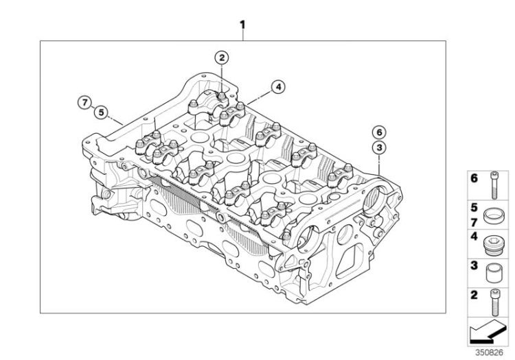 Cylinder head ->50619113912