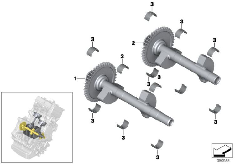 Equilibrage des masses d`embiellage ->58170115302