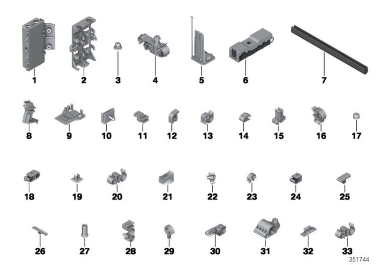 Various cable holders ->50142611865