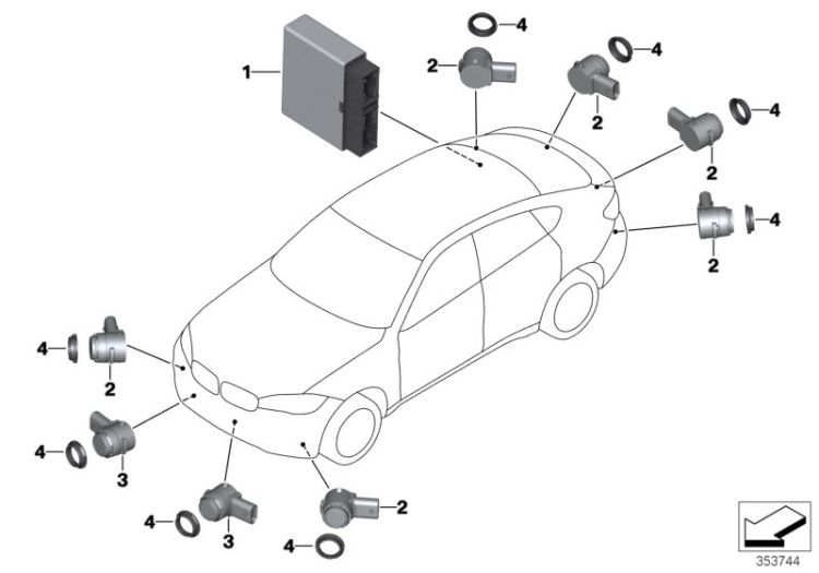 Park Distance Control (PDC) ->56081660346