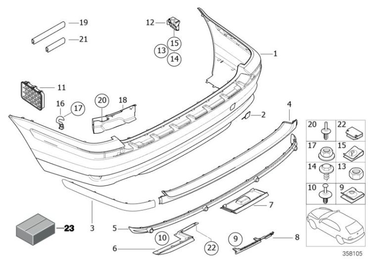 Verkleidung hinten ->