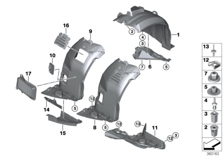 Radhausverkleidung vorn ->48480515862