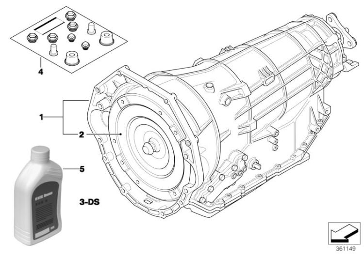 Automatikgetriebe A5S560Z ->47515240950