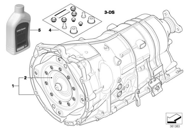 Automatikgetriebe GA6HP26Z ->47755241016