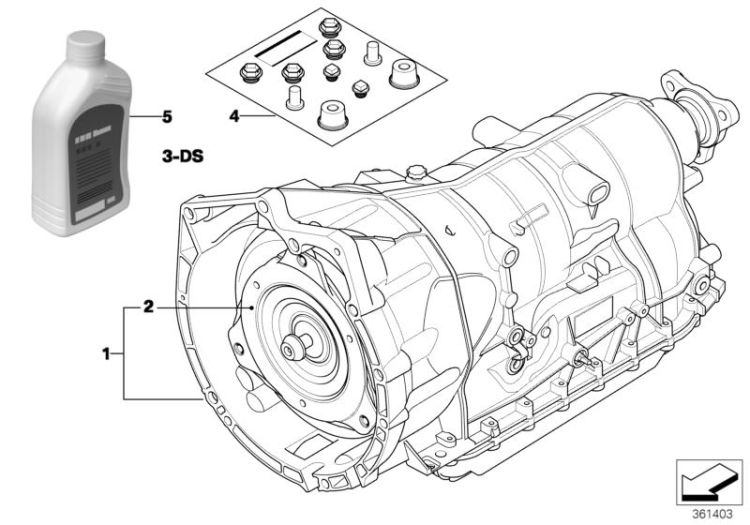 Automatikgetriebe GA6HP19Z ->50487241024