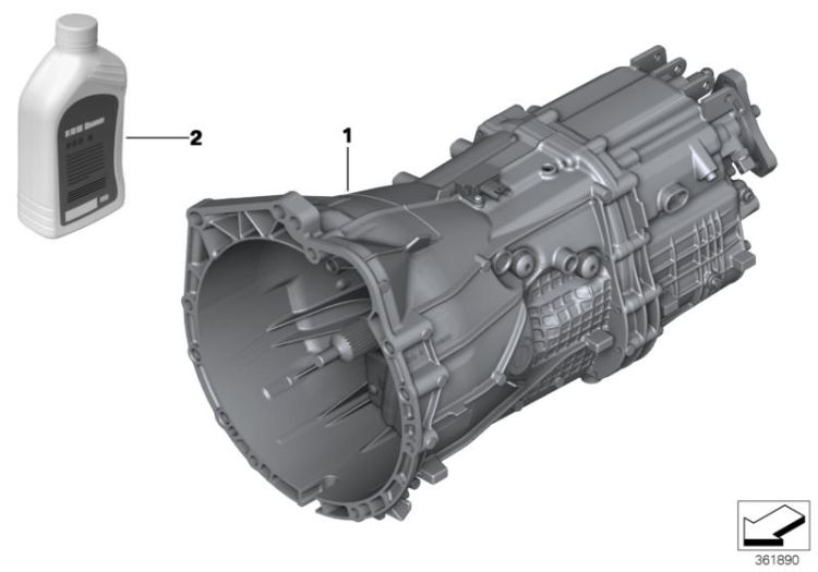 Manual gearbox GS6-45BZ ->52154231121