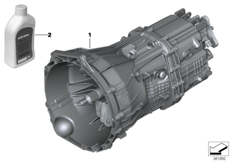 Manual gearbox GS6-45DZ ->52071231126