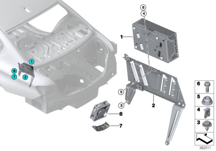 Amplifier / bracket ->52632652190