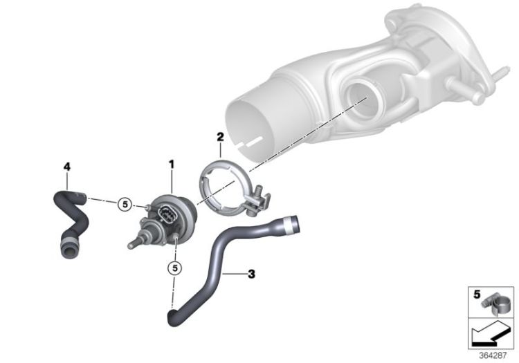 SCR metering module / add-on parts ->56081181063