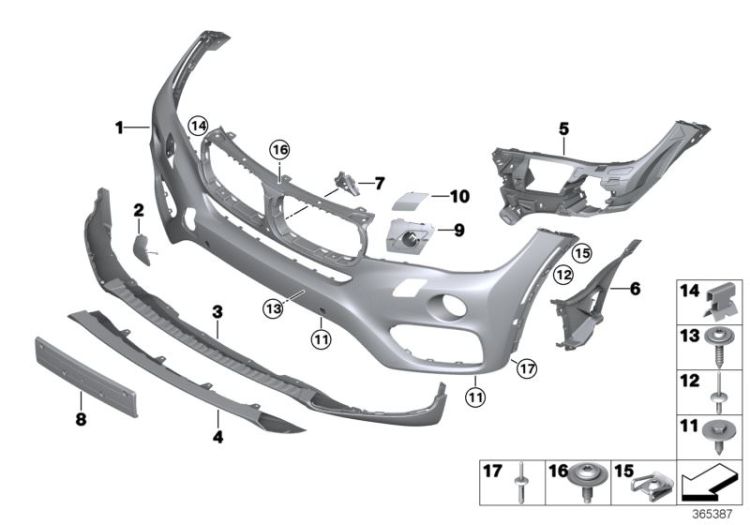 Trim panel, front ->56762519709