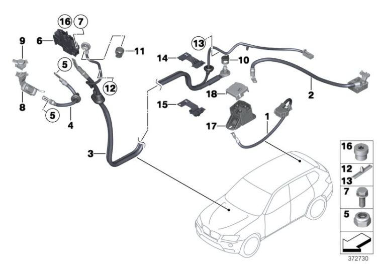 Battery cable/earth cable ->52632612769